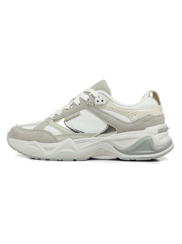 GAP Sneakersy "Marathon" w kolorze szarobrązowo-beżowo-białym