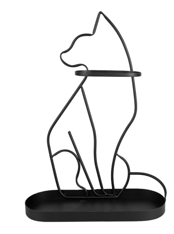 Clayre & Eef Schirmständer in Schwarz - (B)42 x (H)59 x (T)16 cm