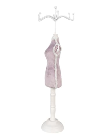 Clayre & Eef Schmuckständer in Lila - (H)39 x Ø 12 cm 
