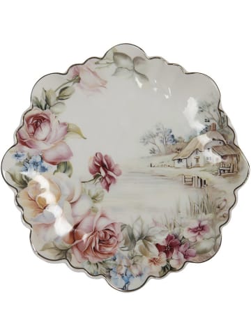Clayre & Eef Frühstücksteller in Bunt - Ø 19 cm