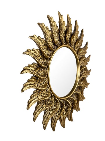 Clayre & Eef Spiegel in Gold - Ø 47 cm 