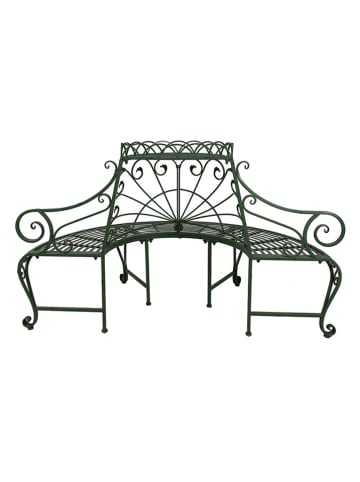 Clayre & Eef Bank in Grün - (B)167 x (H)102 x (T)84 cm