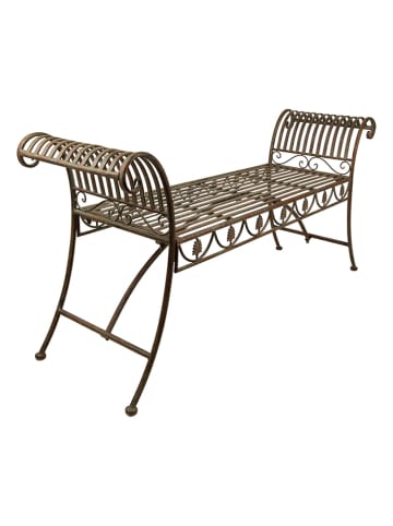 Clayre & Eef Bank in Braun - (B)142 x (H)66 x (T)41 cm