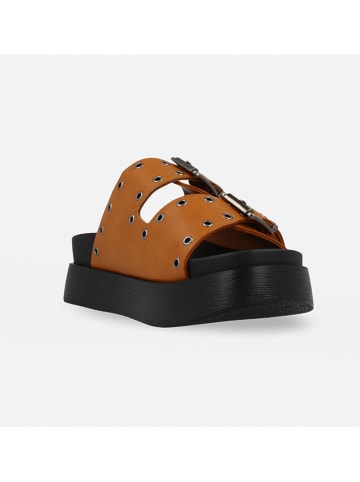 Lee Slippers "Cora" lichtbruin