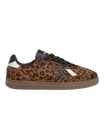 Pepe Jeans FOOTWEAR Skórzane sneakersy "Ball" w kolorze czarno-brązowym