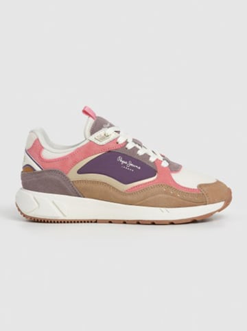 Pepe Jeans FOOTWEAR Sneakers "Marlon Sports" lichtbruin/lichtroze/paars
