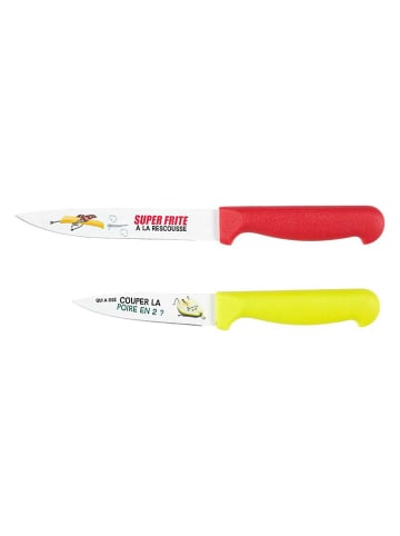 ALL FOR MY KITCHEN 4-delige keukenmessenset rood/geel