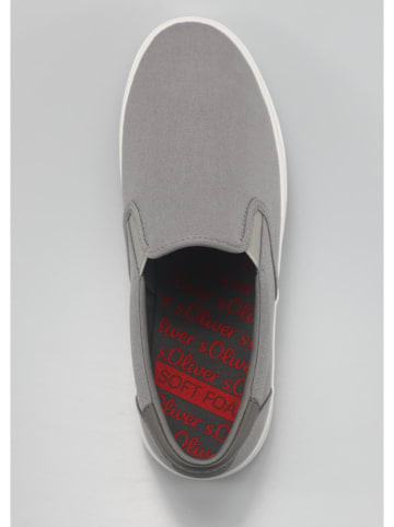 s.Oliver Slipper in Grau
