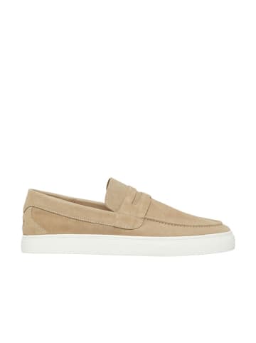 s.Oliver Leder-Slipper in Beige