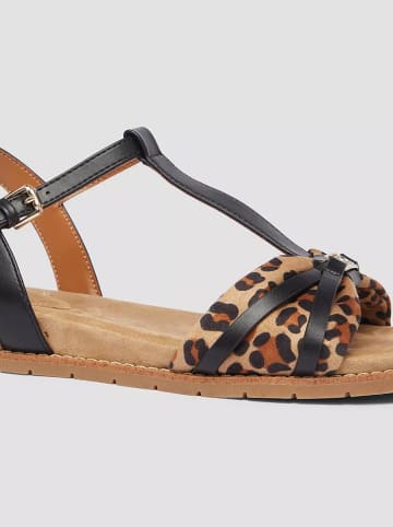 s.Oliver Sandalen in Braun/ Hellbraun