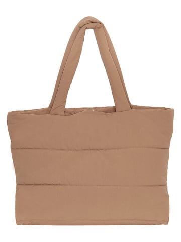 MOSS COPENHAGEN Shopper "Sasja Icon" lichtbruin - (B)54 x (H)32 x (D)21 cm