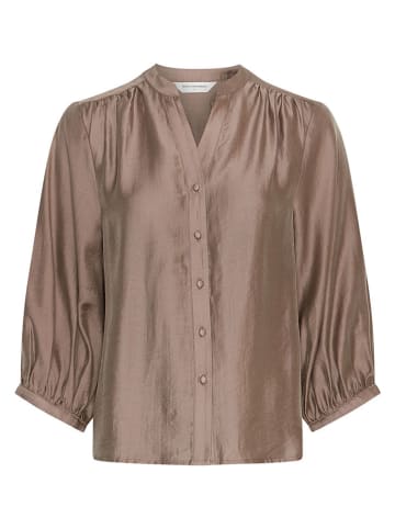 MOSS COPENHAGEN Bluse "Ramona Rikkelia" in Hellbraun
