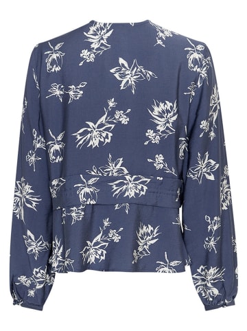 MOSS COPENHAGEN Blouse "Andena Amabella" donkerblauw/crème