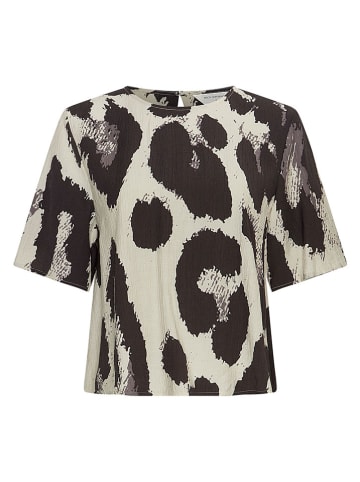 MOSS COPENHAGEN Blouse "Karalie Jusia" wit/zwart