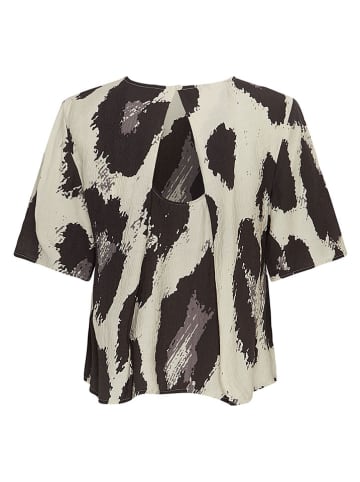 MOSS COPENHAGEN Blouse "Karalie Jusia" wit/zwart