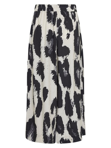MOSS COPENHAGEN Marlenehose "Karalie" in Creme/ Schwarz