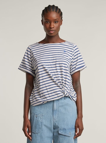 G-Star Shirt wit/blauw