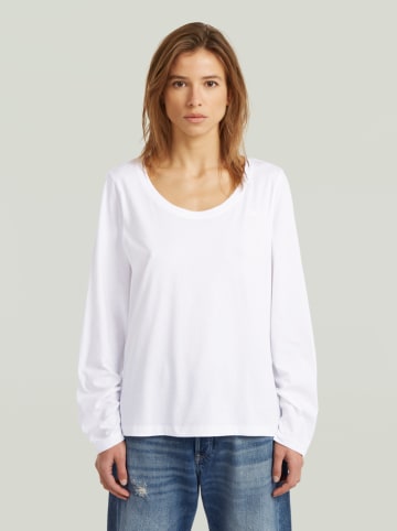 G-Star Longsleeve in Weiß