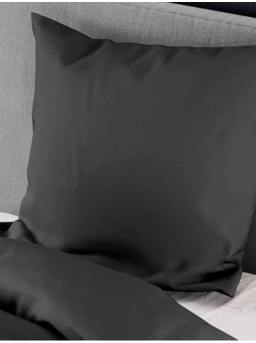 Bierbaum Komplet pościeli satynowej w kolorze szarym