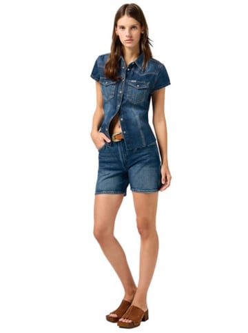 Wrangler Szorty dżinsowe - Regular fit - w kolorze granatowym