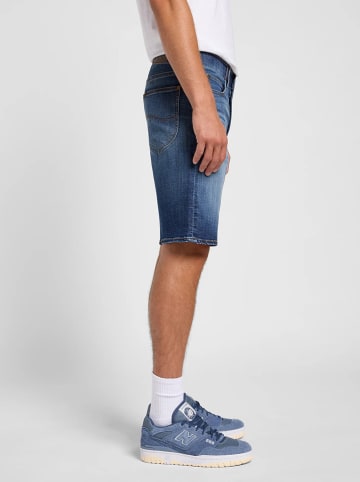Lee Szorty dżinsowe - Regular fit - w kolorze niebieskim