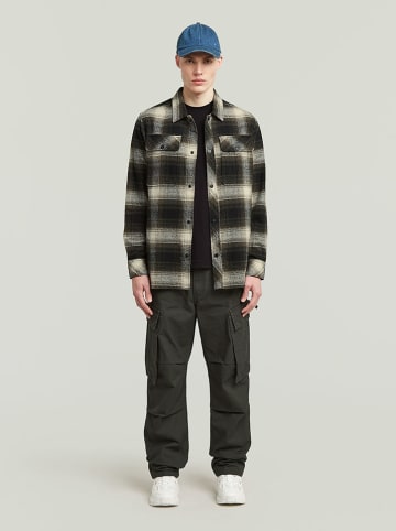 G-Star Blousejas donkerbruin/beige