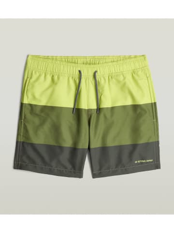 G-Star Badeshorts in Grün/ Khaki