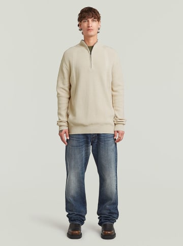 G-Star Sweter w kolorze beżowym