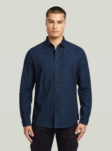 G-Star Jeanshemd - Slim fit - in Dunkelblau