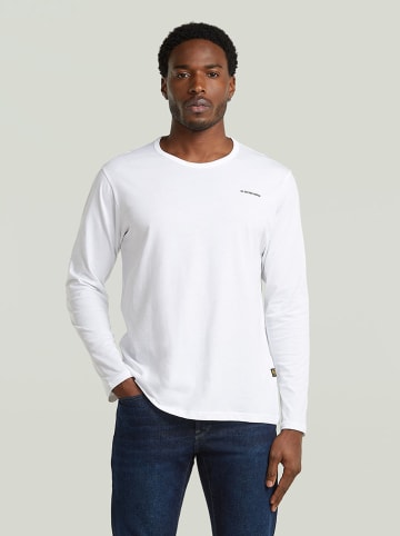 G-Star Longsleeve in Weiß