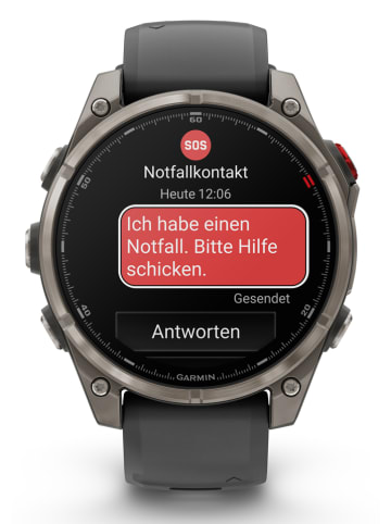 Garmin Multisport-Smartwatch "Fenix® 8 Pro" in Anthrazit