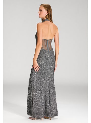 HEY KYLA Paillettenkleid in Silber