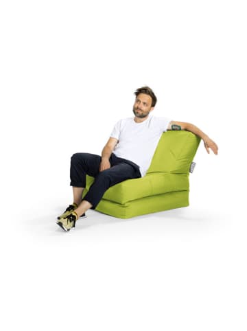 Sitting Point Outdoor-Sitzsack ''Twist Scuba'' in Grün - (B)70 x (H)80 x (T)90 cm