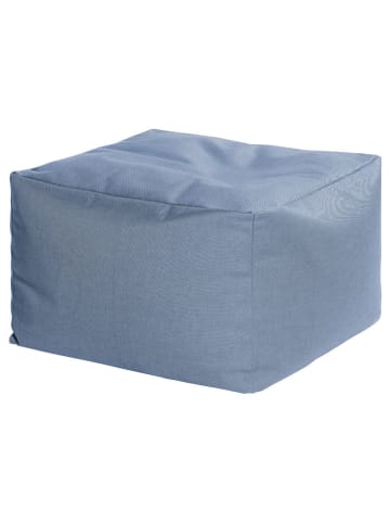 Sitting Point Outdoor-Hocker ''Loft Outside'' in Blau - (B)80 x (H)45 x (T)80 cm