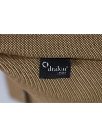 Sitting Point Outdoor-Hocker ''DotCom Outside'' in Braun - (H)40 x Ø 60 cm