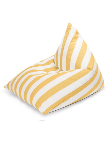 Sitting Point Outdoor-Sitzsack ''Calypso Sant.'' in Gelb/ Creme - (B)110 x (H)90 x (T)115 cm