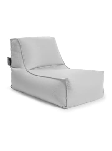 Sitting Point Outdoor-Sitzsack ''Rock Korfu'' in Hellgrau - (B)65 x (H)65 x (T)100 cm