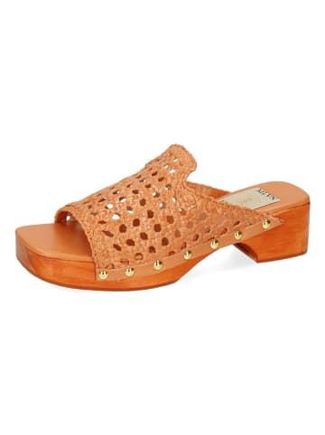 MELVIN & HAMILTON Leder-Clogs "Maria 1" in Orange