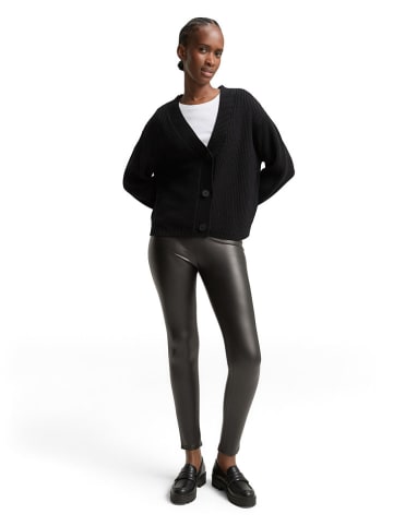 Tom Tailor Kunstleren leggings zwart