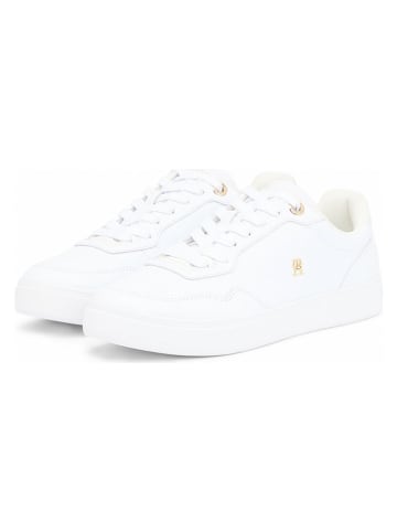 Tommy Hilfiger Skórzane sneakersy w kolorze białym