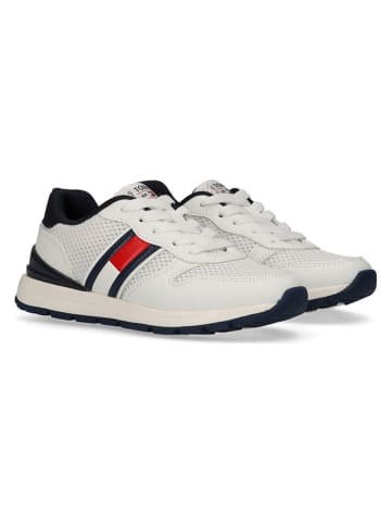 Tommy Hilfiger Sneakersy w kolorze biało-granatowym