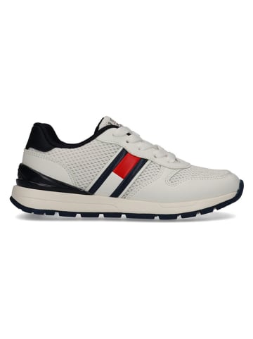 Tommy Hilfiger Sneakersy w kolorze biało-granatowym