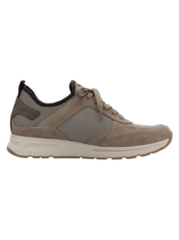 rieker Leder-Sneakers in Braun
