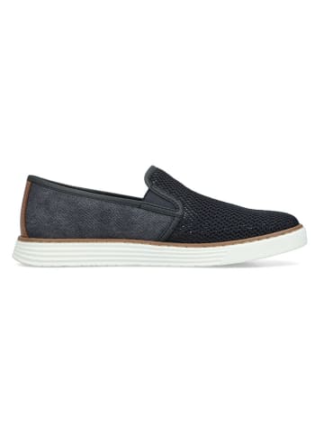 rieker Slippersy w kolorze granatowym