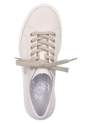 rieker Sneakersy w kolorze kremowym