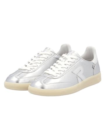 rieker Leren sneakers zilverkleurig