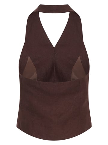 MOSS COPENHAGEN Kamizelka "Naira Claritta" w kolorze brązowym