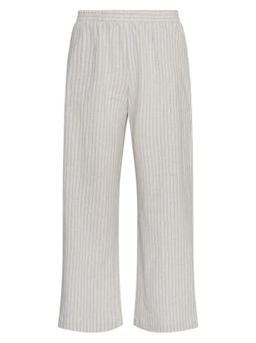 MOSS COPENHAGEN Spodnie "Joceanne Pants" w kolorze błękitno-białym