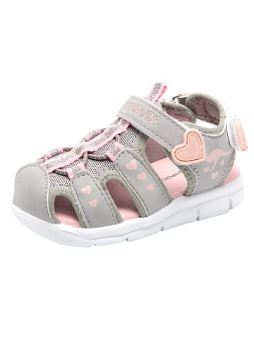 Kangaroos Halbsandalen "K-Mini" in Grau/ Rosa