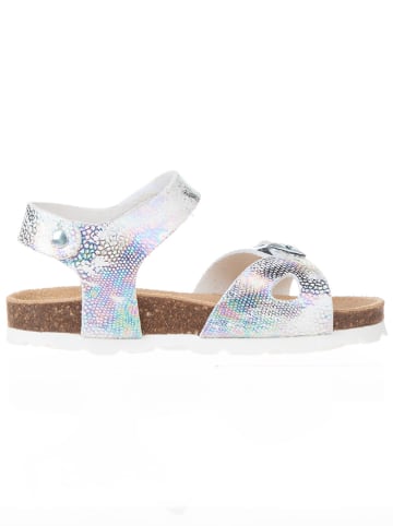 BIO PINGÜIN Sandały w kolorze srebrnym